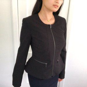 Sophisticated Black Military Style Jacket